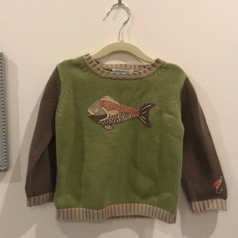 Janie and Jack fisherman sweater toddler 2T